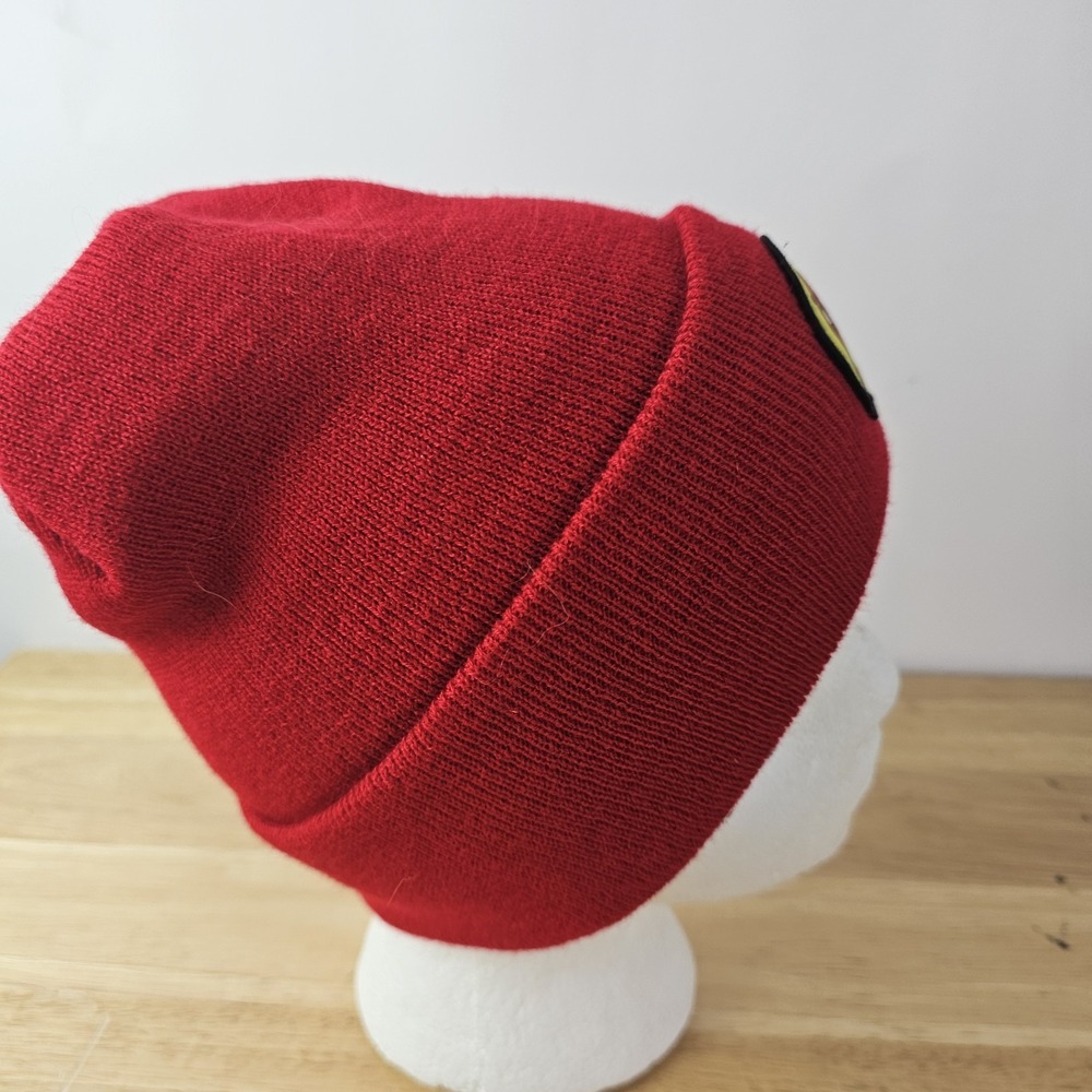 BUC-EES Bucees Bucky Beaver Mascot Red BEANIE Cuff Cap Adult One Size Hat - Picture 5 of 5